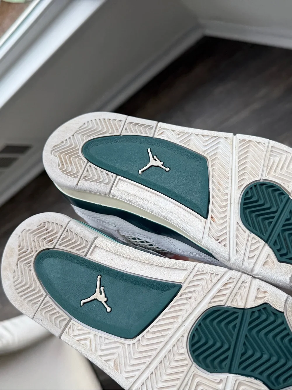 Air Jordan 4 Retro GS 'Oxidized Green' 1y sneakers shoes